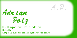 adrian polz business card